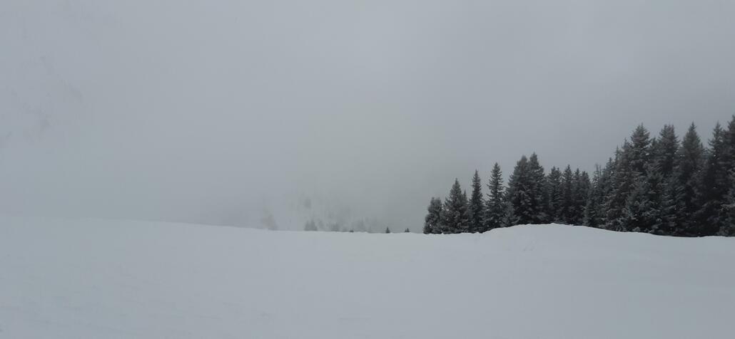 Auf der blauen Piste Pre Rosset