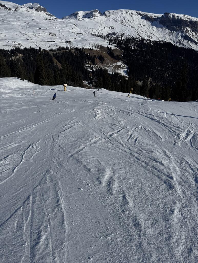 Unten Plaun wie gewohnt eisig
