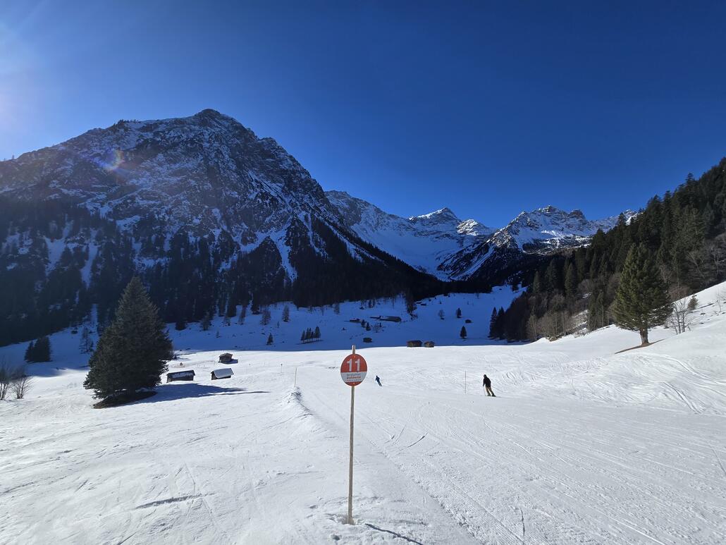Talabfahrt Palüd-Sehr abwechslungsreich, hier leider nur das landschaftlich schöne Flachstück