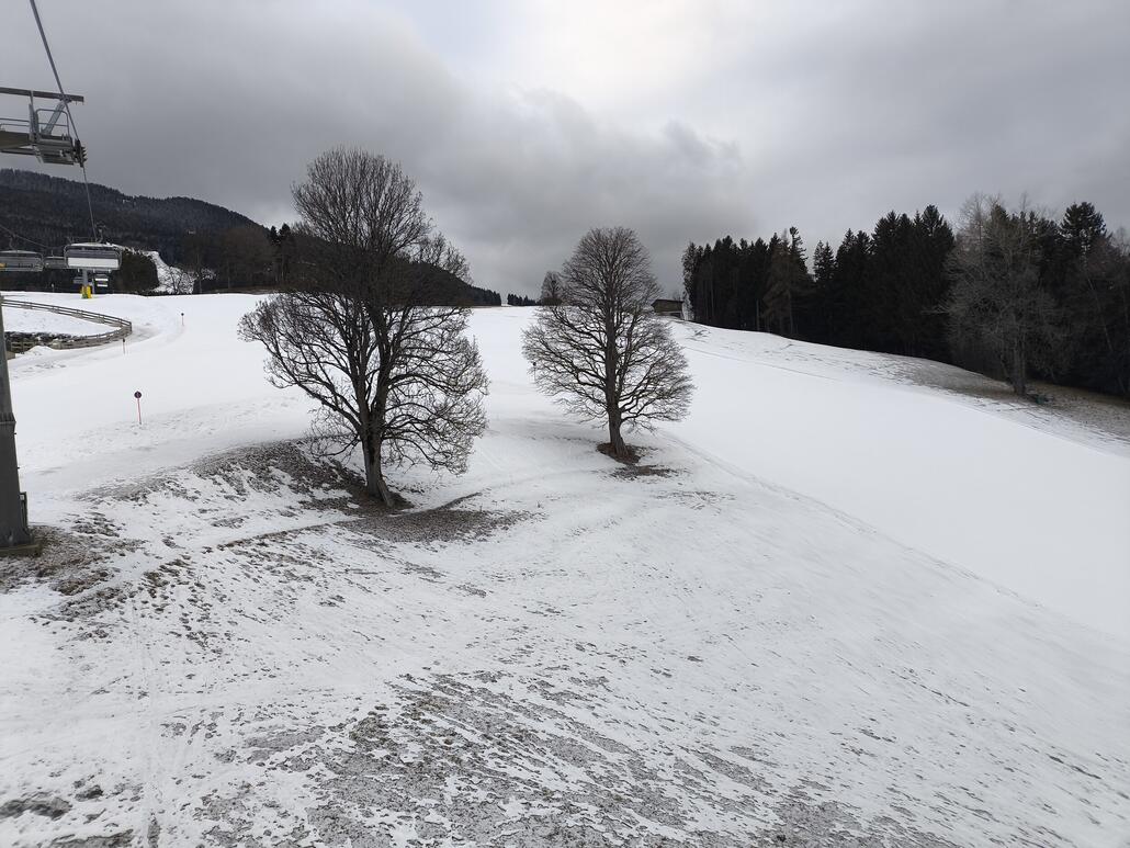 Naturschnee leider Mangelware