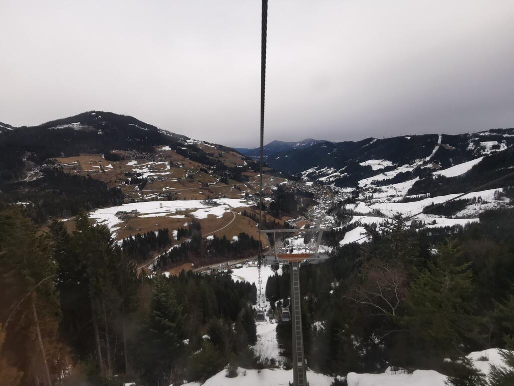 4. Und schon in Mühlbach. Karbachalmbahn.