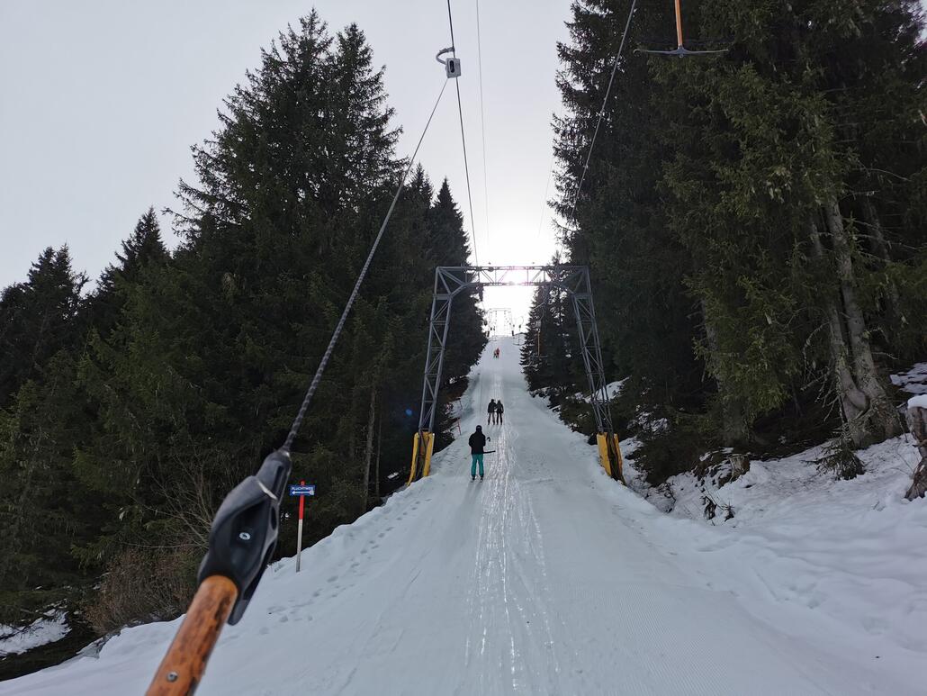 8. Der sympathische und steile Karlift.