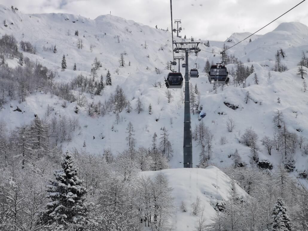 7. Zum Gondel Neubau. (Zugegeben: Auch wenn ich gern die Vorgänger DSB gefahren wäre. Hier bin ich heute froh um die Kapazitätsstarke Anlage.