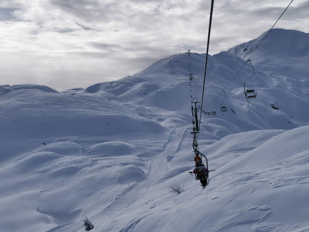 14. Heute fährt der Lift sogar gefühlt Maximalgeschwindigkeit. :)