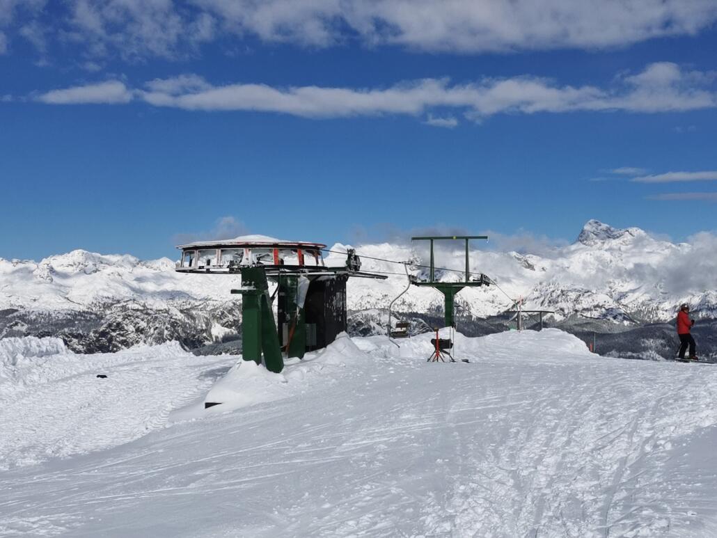 18. Schlanke Bergstation.