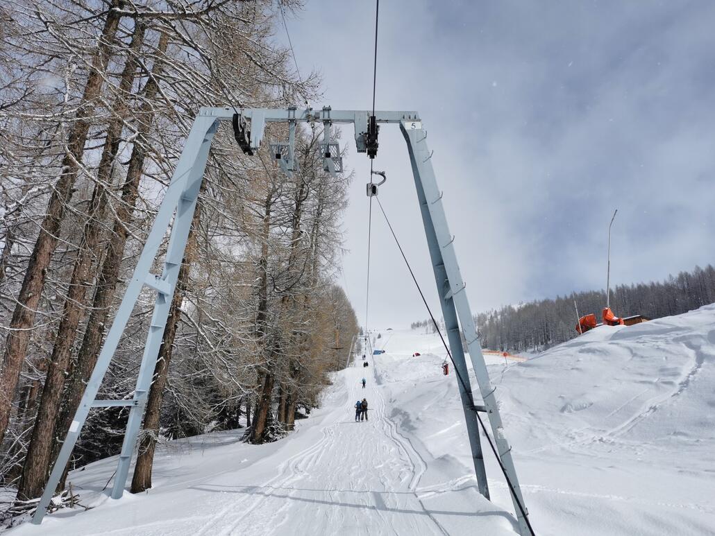 8. Zuerst noch eine Runde mit dem netten Schlepplift Tauernberg.
