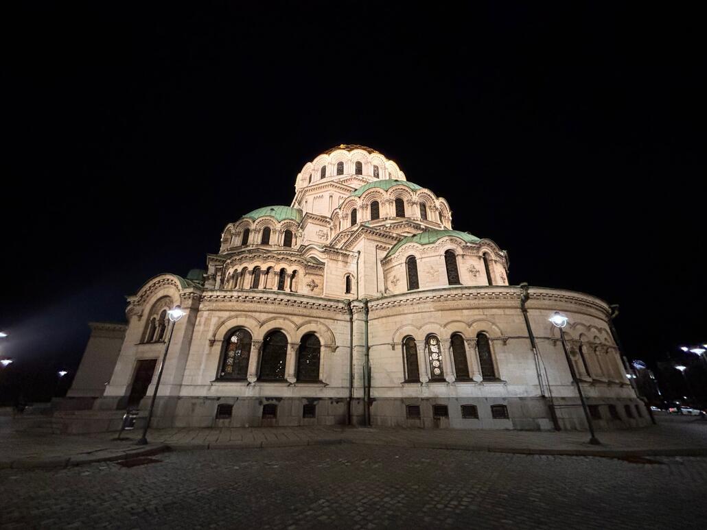 Die bekannte Alexander-Newski-Kathedrale in Sofia