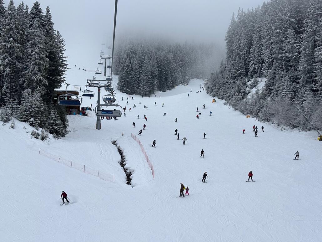 Ziemlich am Anfang beim Todorka Sessellift
