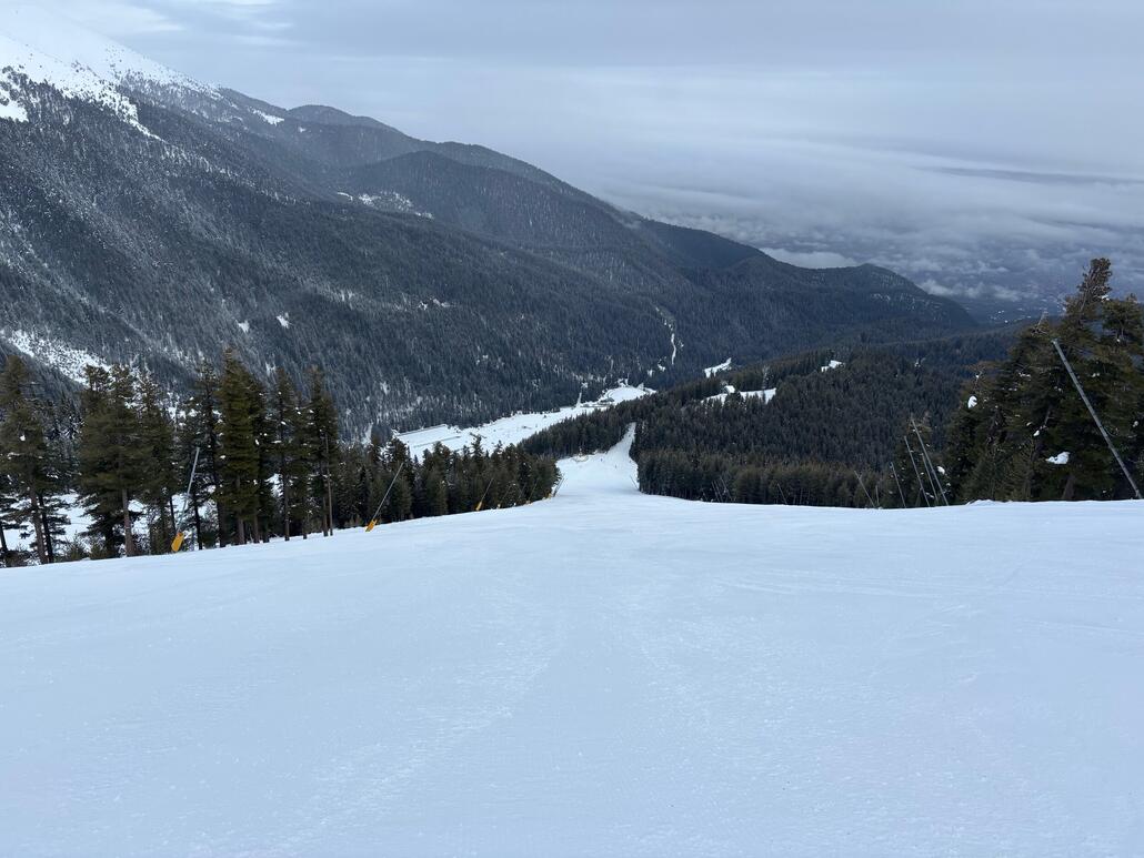 Weltcuppiste 6 wo der Start vom Riesenslalom war