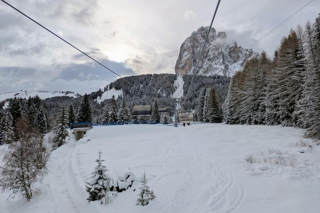 4KSB von Monte Pana auf den Mont Seura.