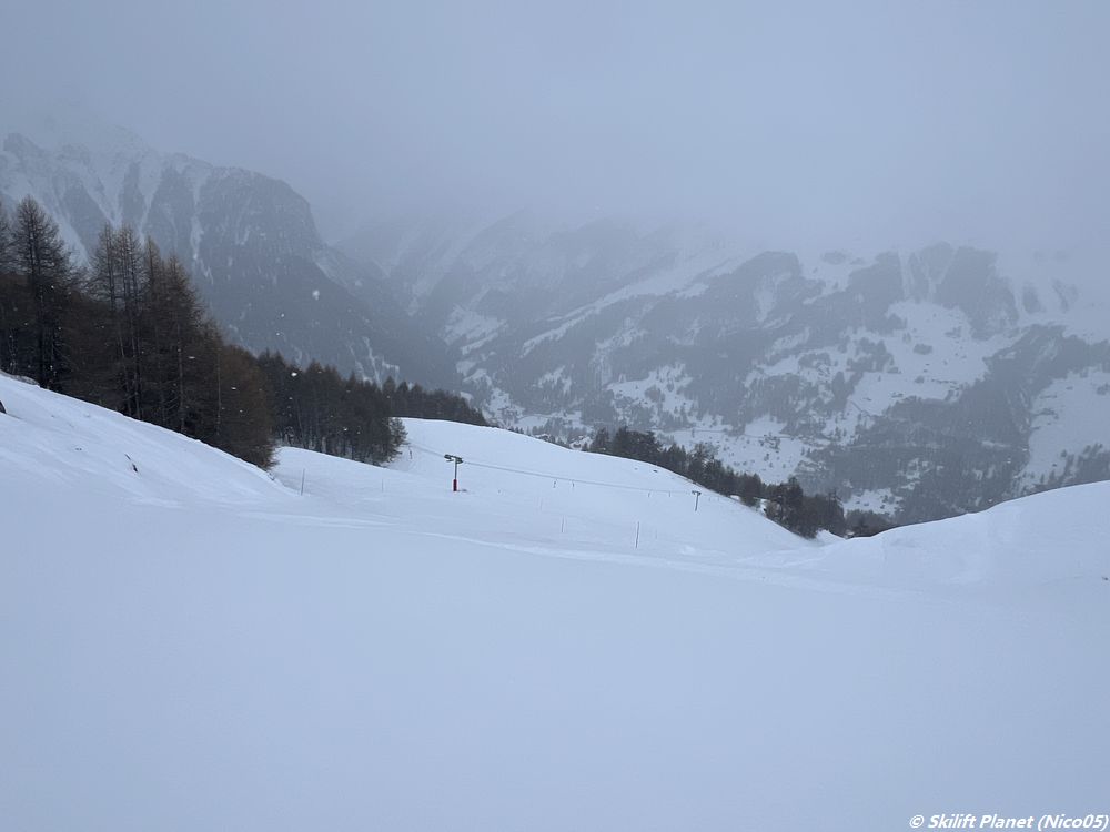 Obere schwarze Piste Le Tsaté