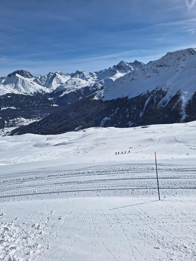 Leider noch geschlossene rote Piste 12 - Naladas