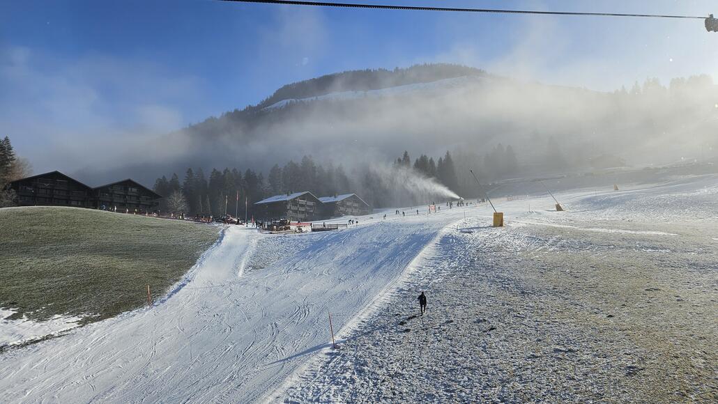 Endlich wieder genug kalt für volle Kanone
