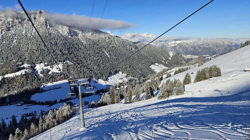 Juhuu, etwas Neuschnee