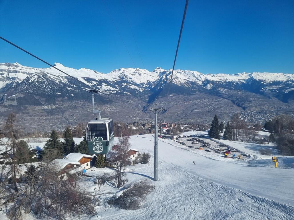 Talabfahrt Nendaz aber wieder top und nahezu ohne Wartezeit ab 10.30