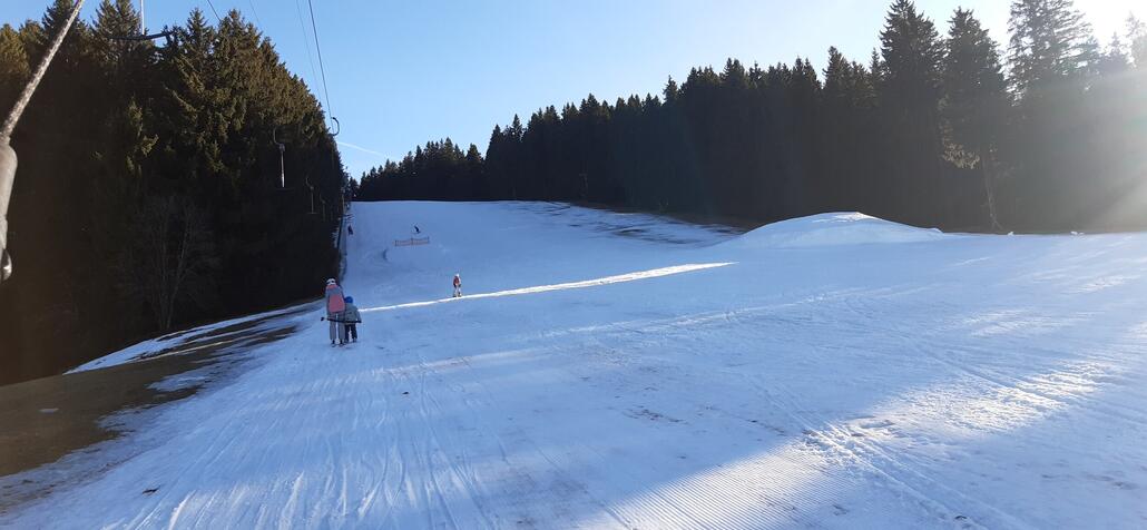 Piste von unten inkl. Depot