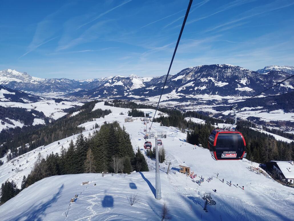 1. Auffahrt Streubödenbahn. Bin erst so gegen 10 gestartet.