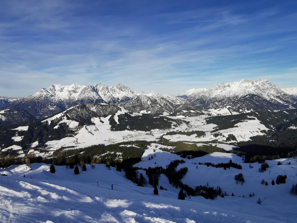 16. Bereits zurück in Fieberbrunn. Zumindest schaut es wieder winterlich aus.