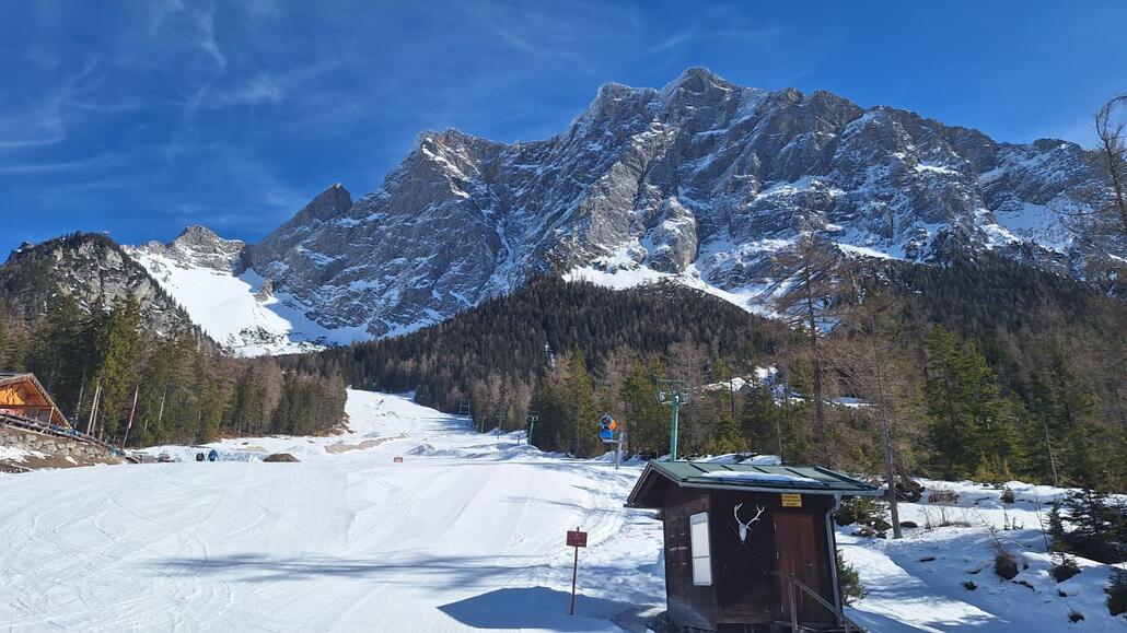 Wetterstein - Kurzer Abstecher zur Talstation des Gamskarliftes