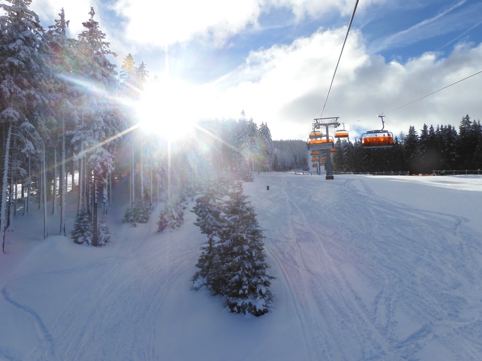 Bergfahrt mit der Weißenelfbahn