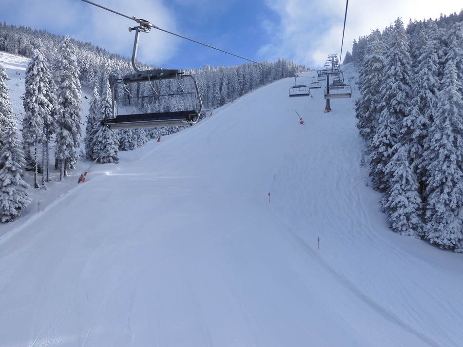 Bergfahrt mit der Steinbachalmbahn