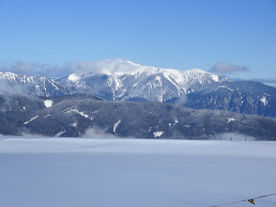 Blick zum Schneeberg