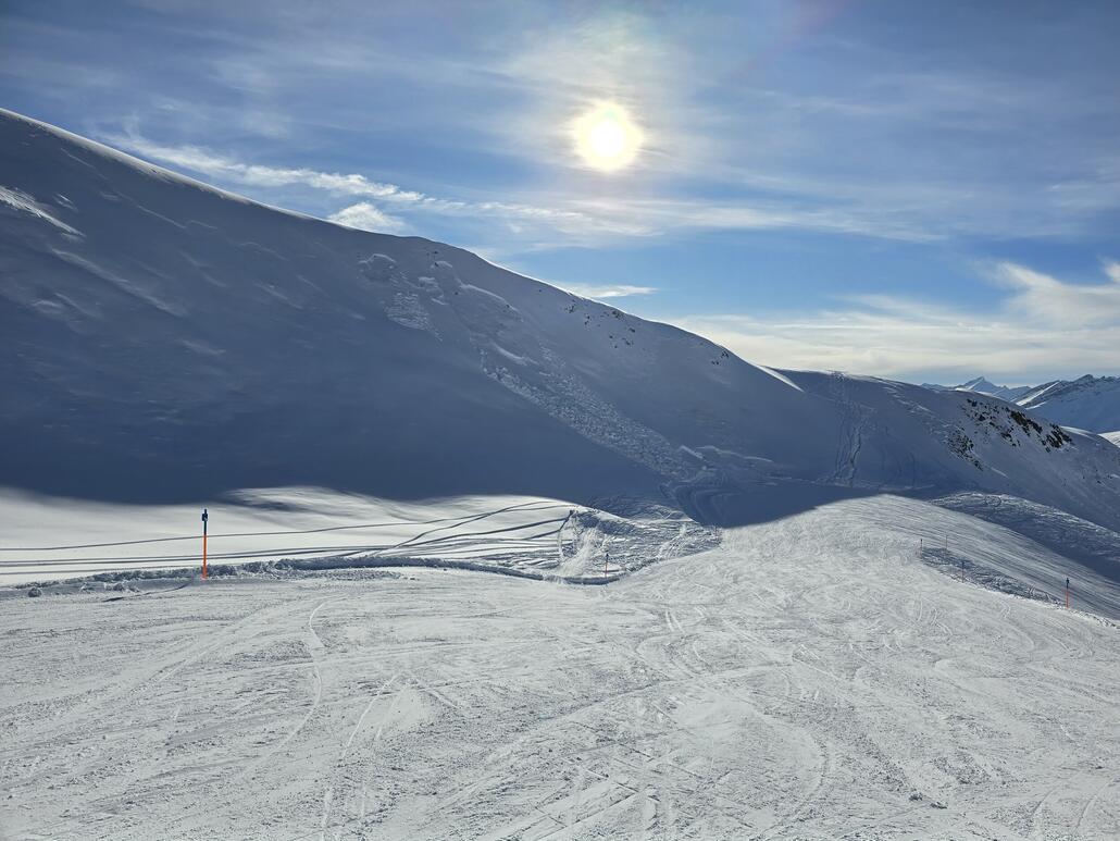 Letzte Fahrt Abends am Nülli
