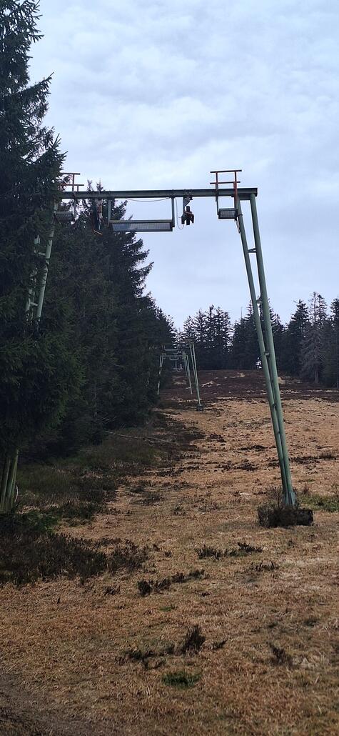 Der alte Lift an der Darmstädter Hütte.