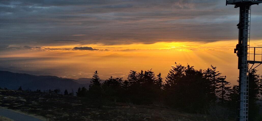 Sonnenuntergang auf der Hornisgrinde