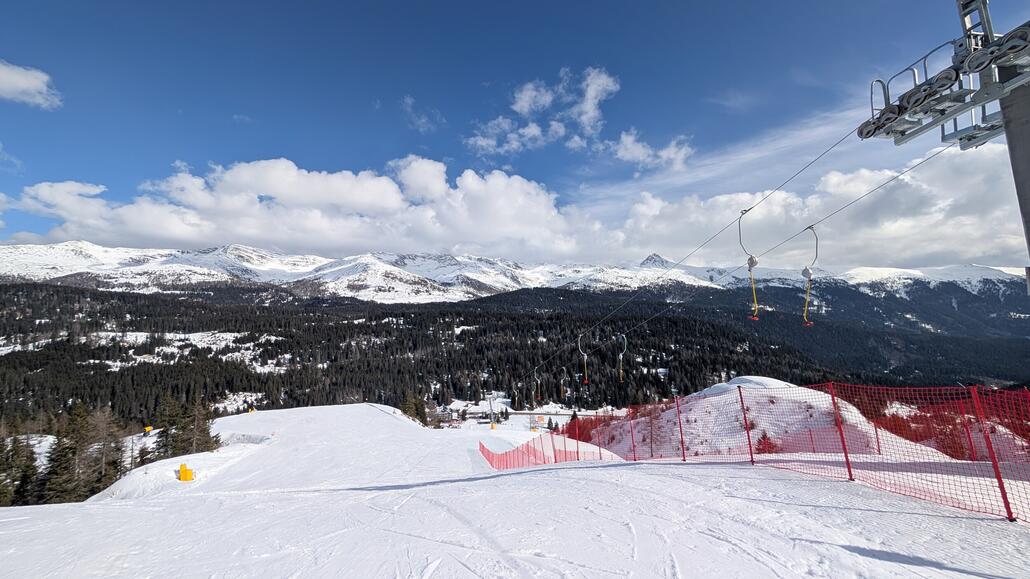 Wie erwartet, fast die besten und gemütlichsten Pisten heute hier