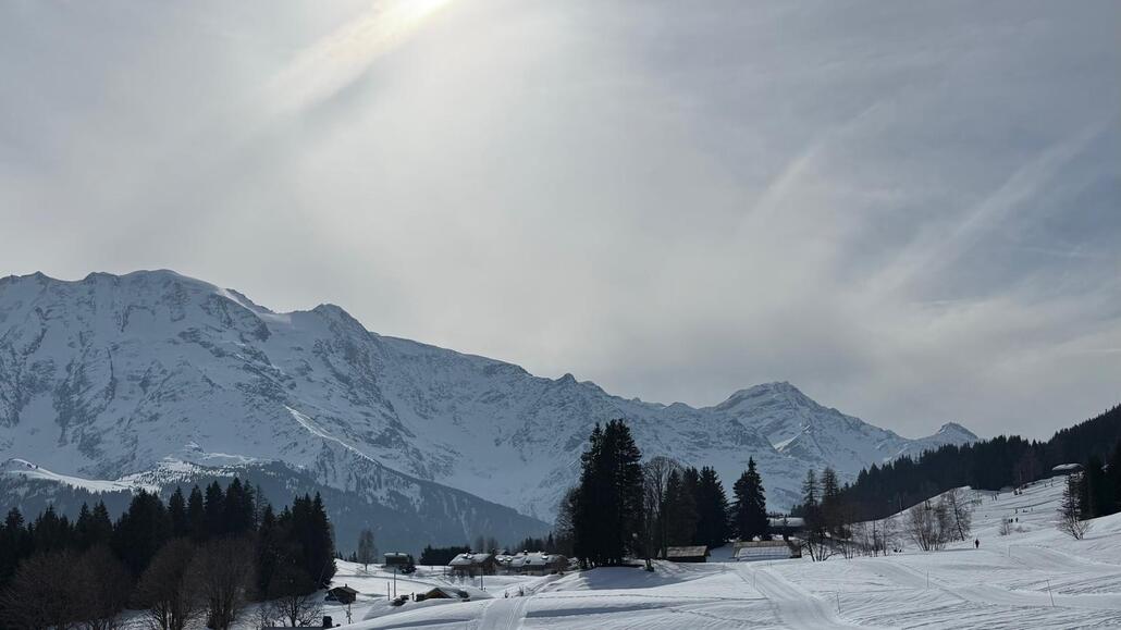 Die "Schulter" aus dem Sessellift Chattrix