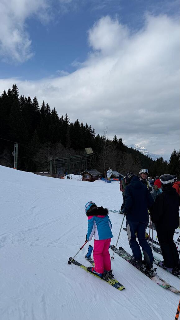 Die ordentliche Warteschlange am Lanchettes