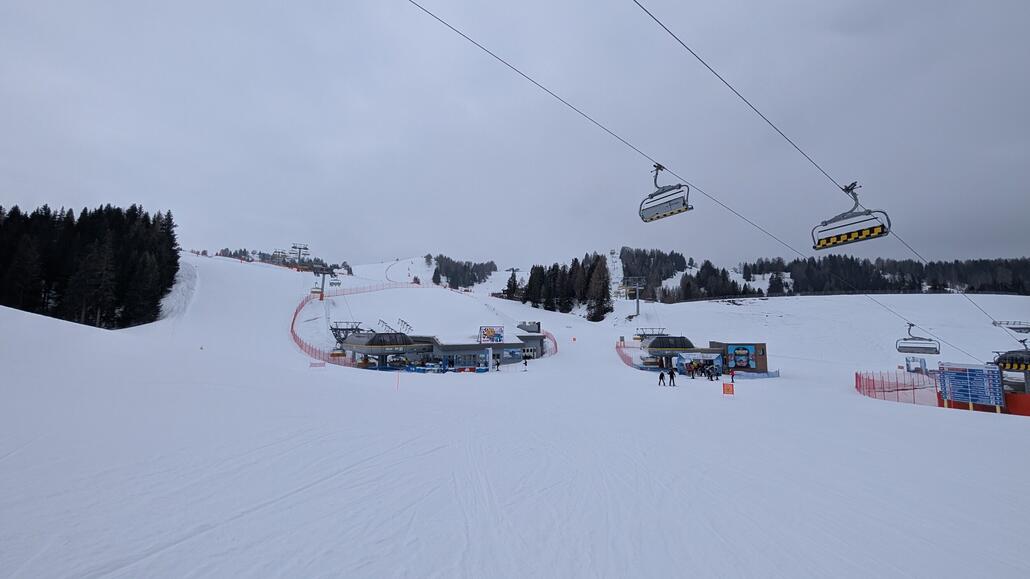 Oben am flachen Platteau von Alta Badia