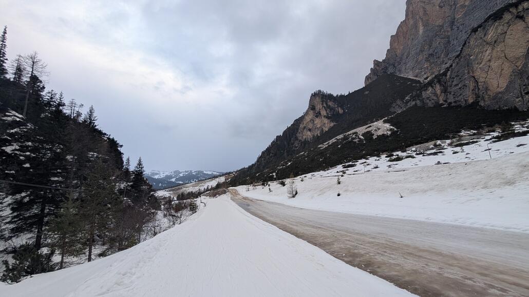 Fast unten, jetzt muss ich mal schauen wie es am besten zurück zum Campingplatz geht