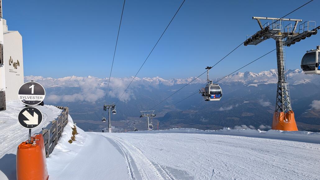 Und dann will ich mal die im Forum berühmte Piste 1 testen