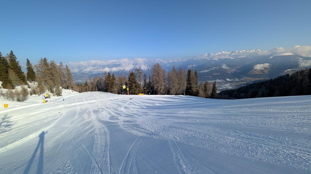 Oben sehr gut zu fahren!
