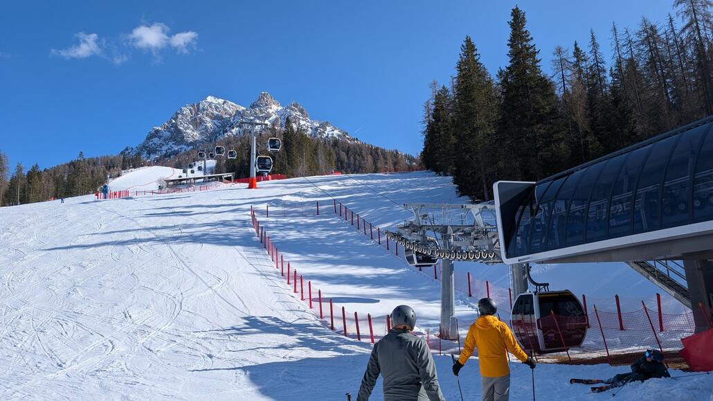 Wieder zurück am Kronplatz, es wird noch die für mich neue Gondelbahn Rara mitgenommen