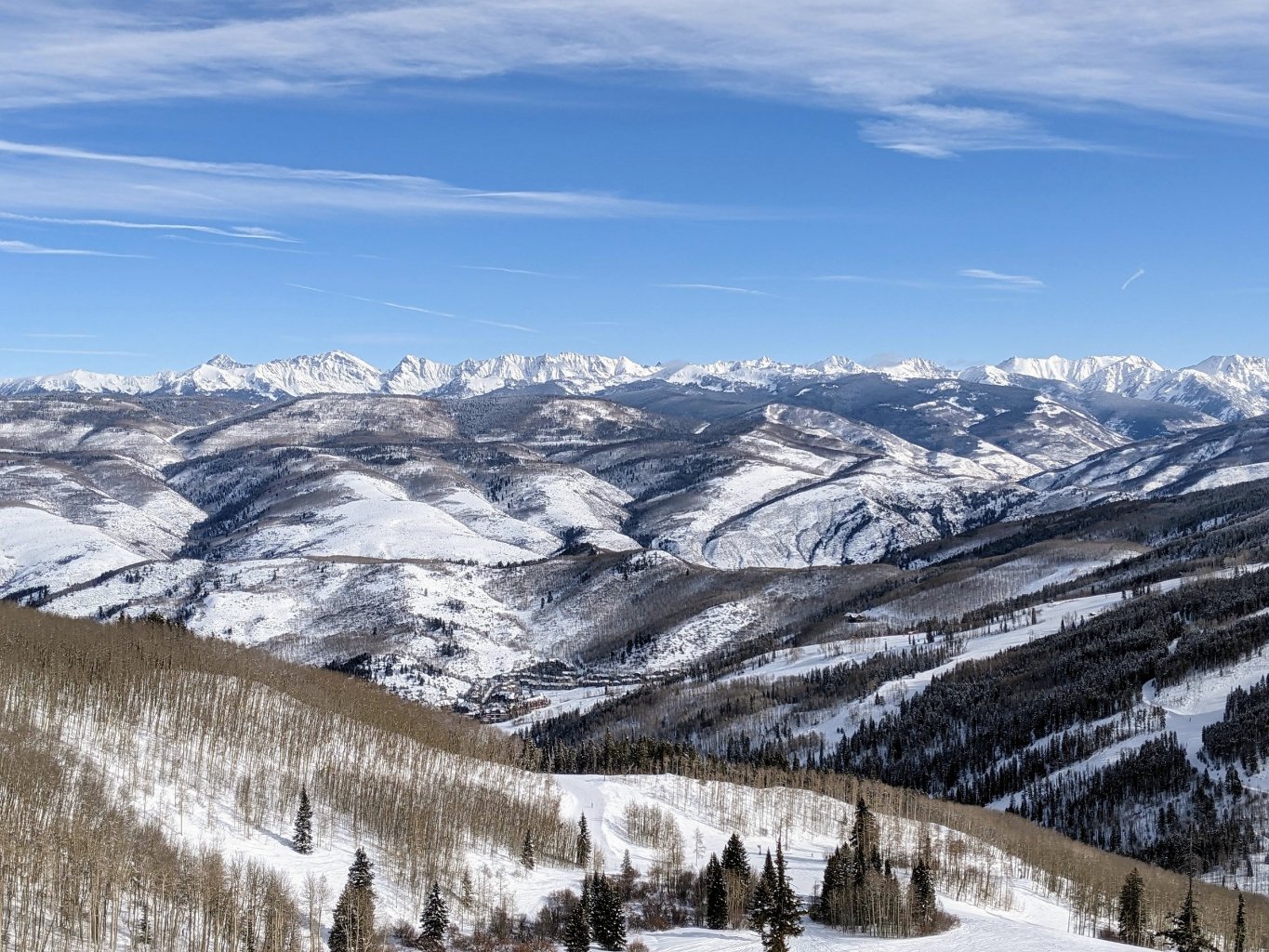 Blick zum Continental Divide, der grossen Wasserscheide zwischen Pazifik und Atlantik