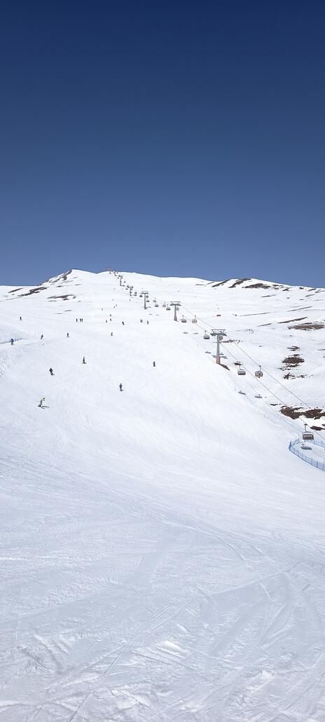 Pistenteppich oben, Seceda Vibes, aber schöner