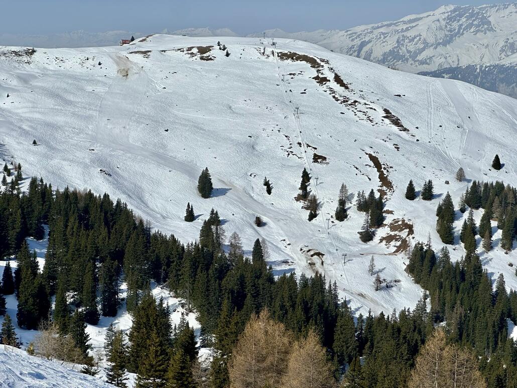 Der Jochalpsektor liegt etwas abgelegen von den anderen drei Liften.