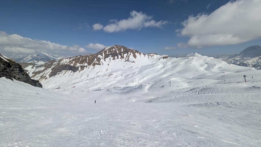 Mit einer tollen Variante abseits der Piste!!