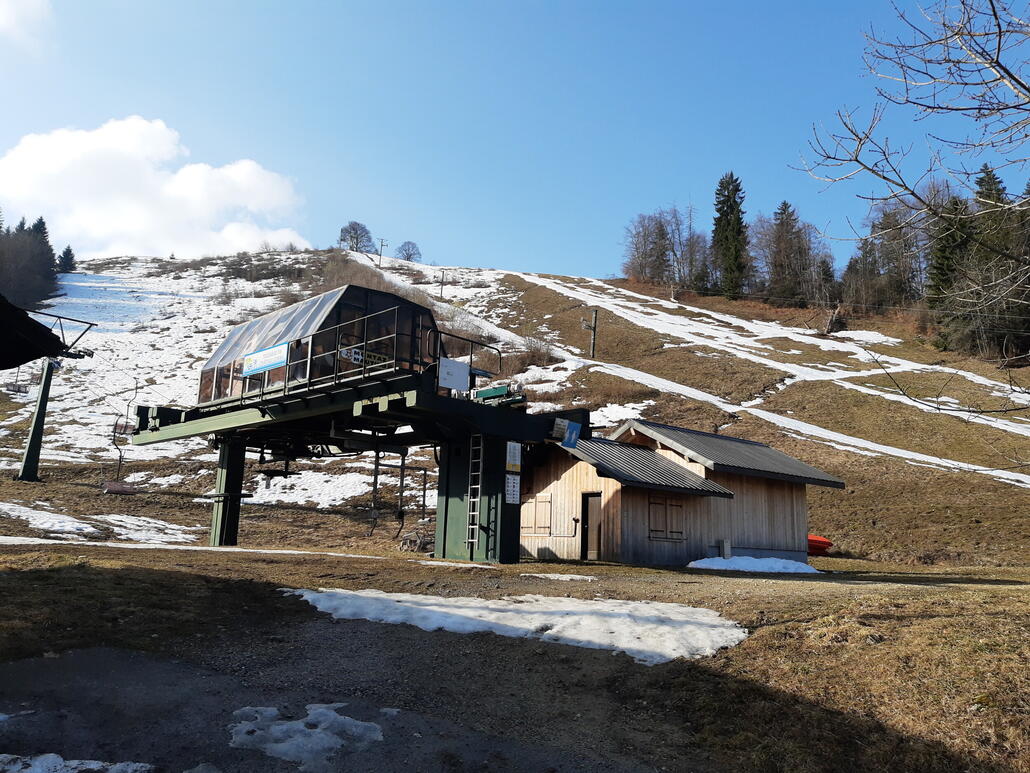 Hier läuft kein Lift, hier gibt's keinen Schnee...