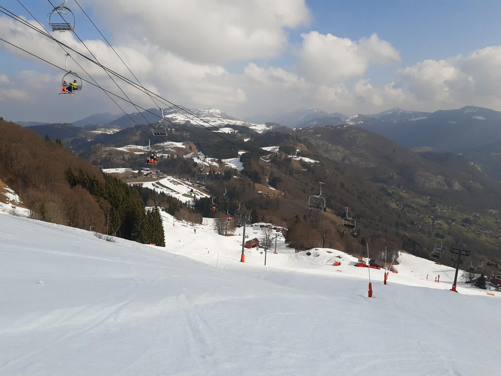 Toller Firn, den ganzen Tag über