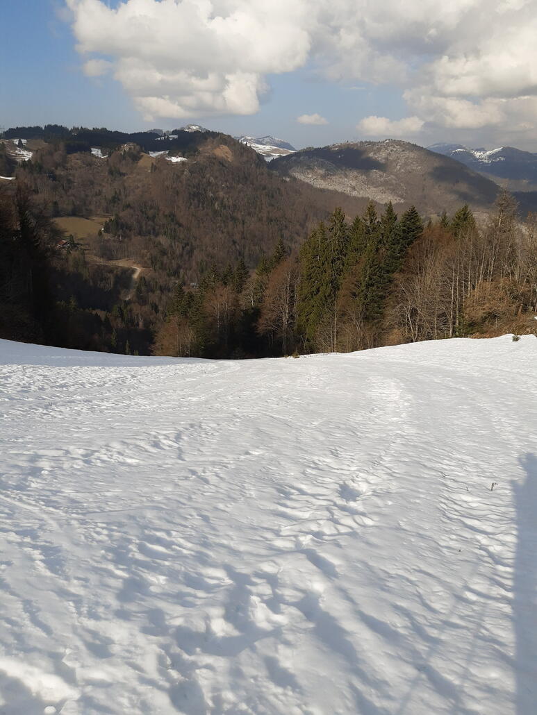 Auf der geschlossenen schwarzen La Joux