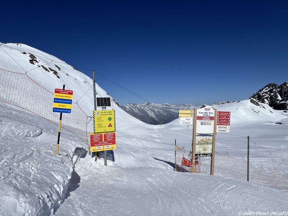Start Vallon d'Arbi/Col des Mines