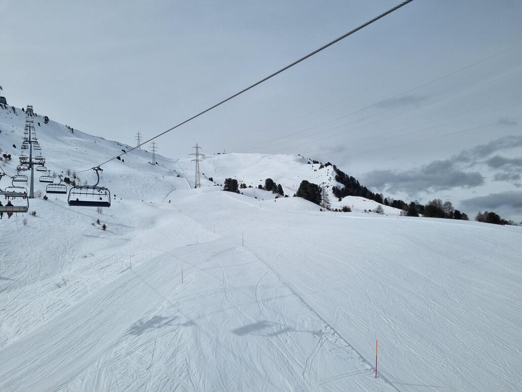 Pisten am Nordsessel ebenfalls sehr gut zu fahren.