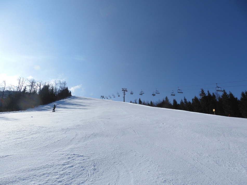 Unterhalb der Bergstation der 4SB Ötscherbahn