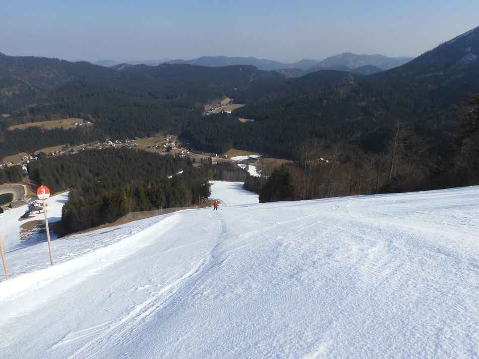 Distelpiste vom kleinen Ötscher ins Weitental