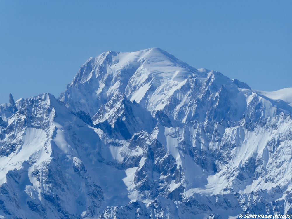 Panorama von Mont-Fort, Mont Blanc