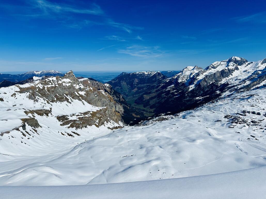Blick Richtung Luzern bzw. Melchsee.